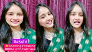 Beautiful Actress & Model Sakshi Nude Viral