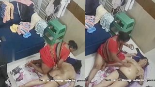 Desi Maid Messaging Owner Boobs CCTV Show