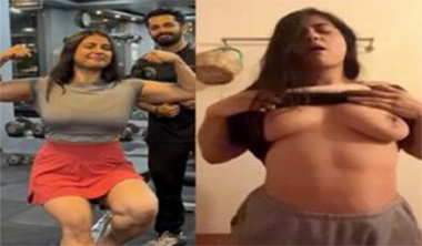 Desi Fitness Model Naked Exposing Porn Video