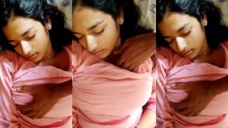 Brother Press Sleeping Desi Sister Boobs Secretly Recorded – pornghar