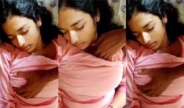 Brother Press Sleeping Desi Sister Boobs Secretly Recorded – pornghar