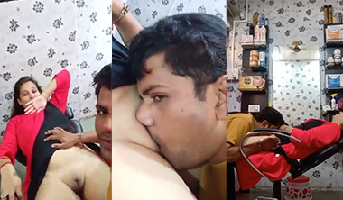 Indian Couple Pussy Licking In Beauty Parlour Porn